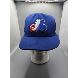 Montreal Expos New Era Cooperstown Collection Team Trucker 9FIFTY Snapback Hat